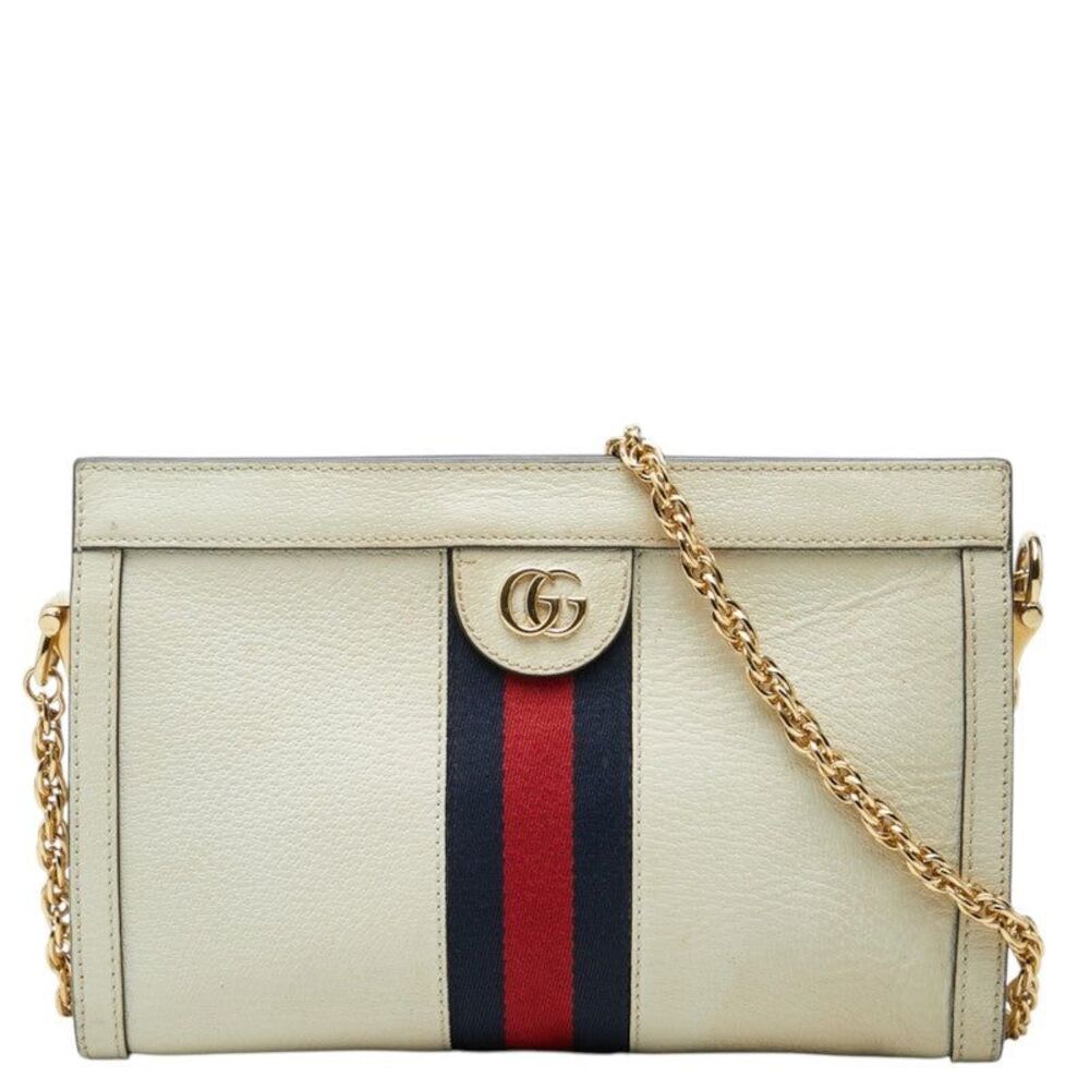 Gucci Ophidia GG Logo Chain Shoulder Bag